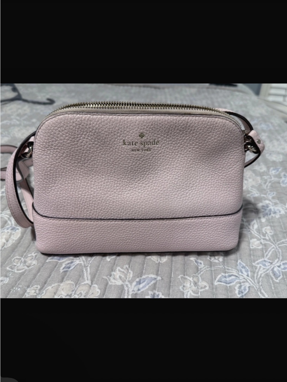kate spade Blush Pebbled Leather Crossbody Bag